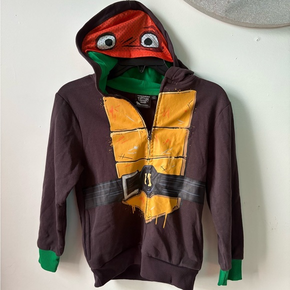 Rafael Mutant Mayhem Hoodie Costume - Picture 2 of 3